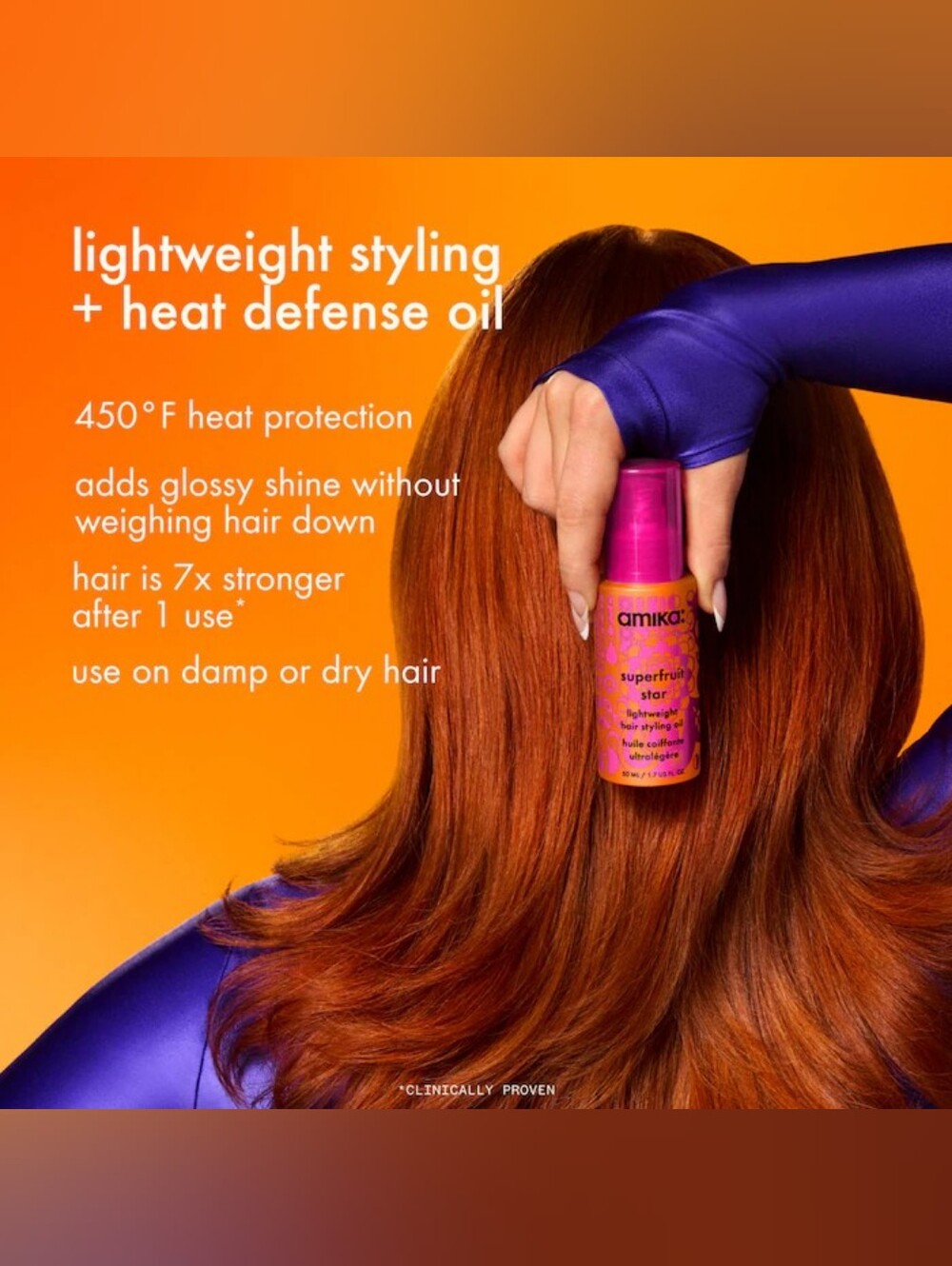 Amika Superfuit Star Lightweight Hair Styling Oil - Picture 4 of 4